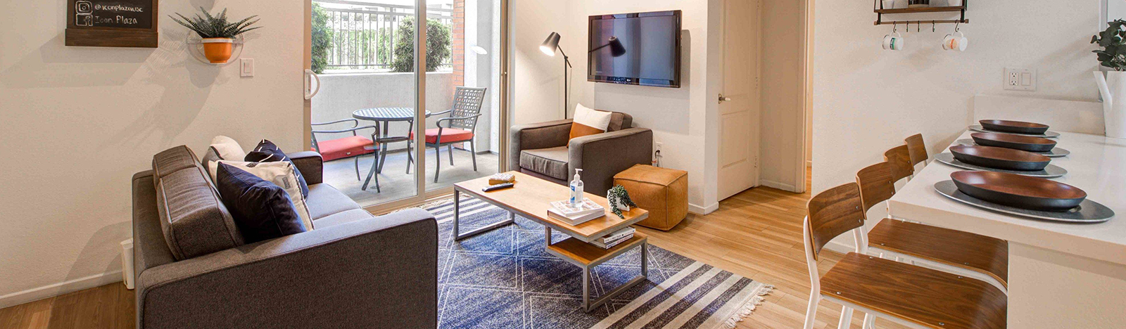 furnished living space