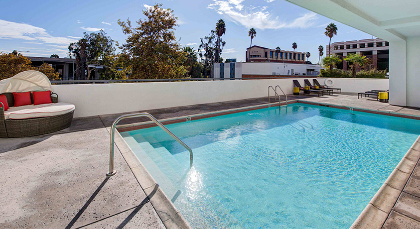 resort style pool