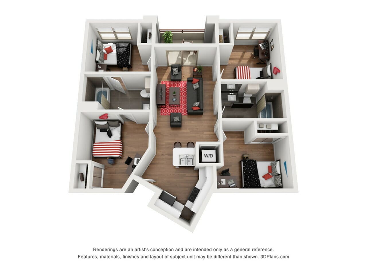 D4 Floor plan