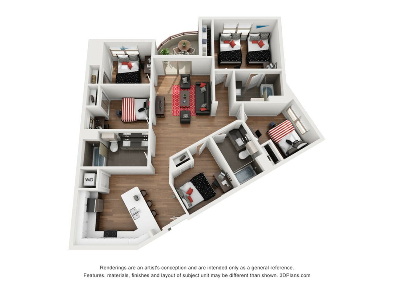 E1 Floor plan
